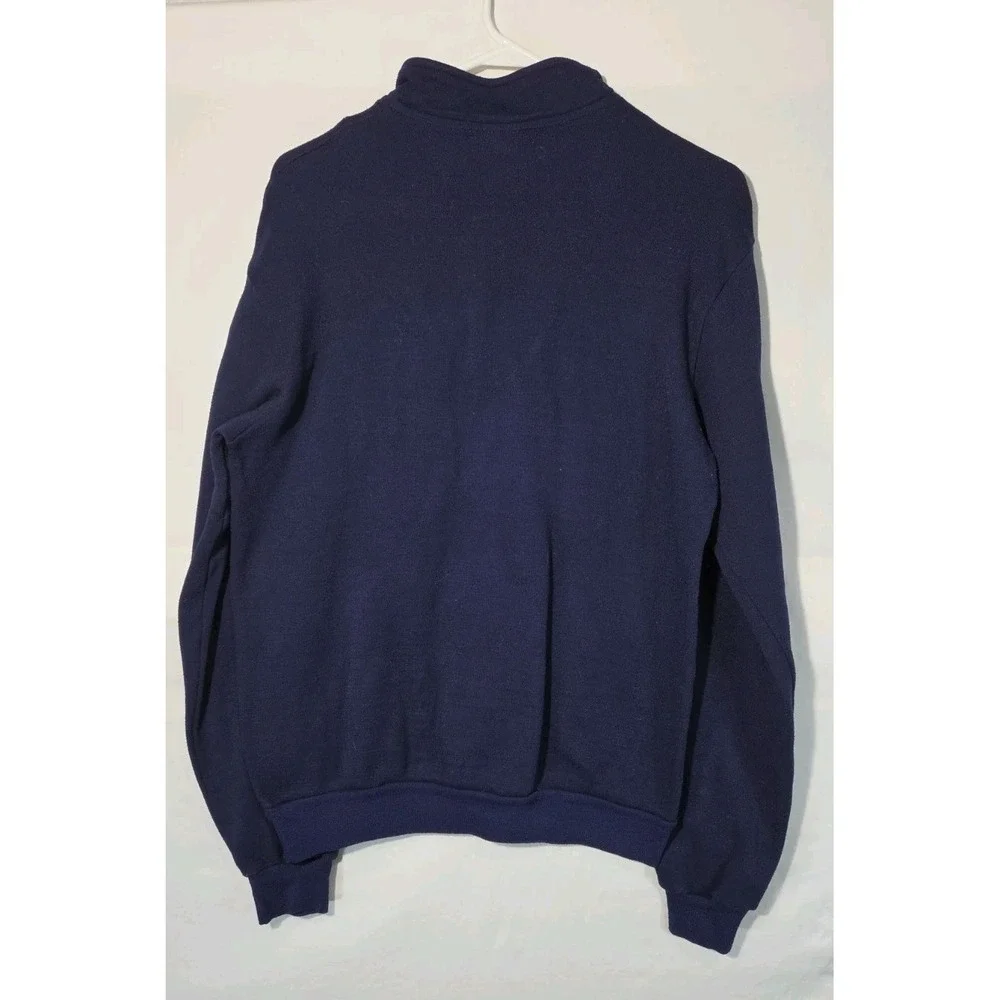 Vintage 1/2 Button Up Sweater XL The North Face Extreme Blue And Red Piping